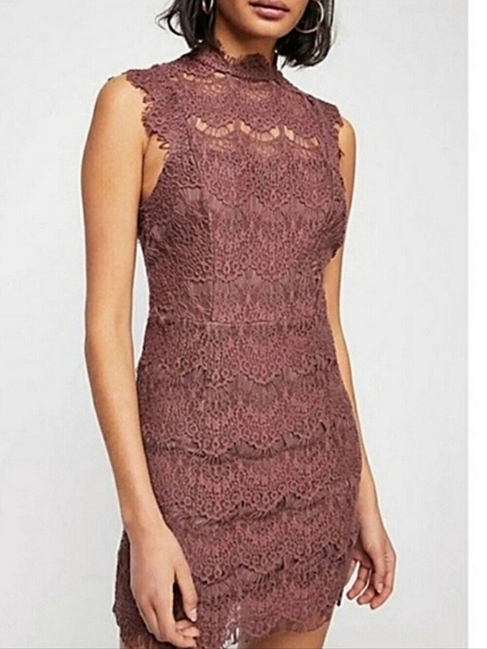 Free People Daydream Lace Open Back Dress Size XS